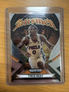 2024-25 Panini Prizm Black Tyrese Maxey Talisman #17 Philadelphia 76ers - Bild 1 von 2