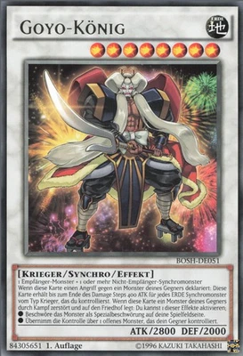 YuGiOh Goyo-König BOSH-DE051 Rare NM 1st - Bild 1 von 2