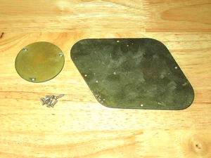 Brass Gibson Les Paul Switch & Control Cover - Picture 1 of 1