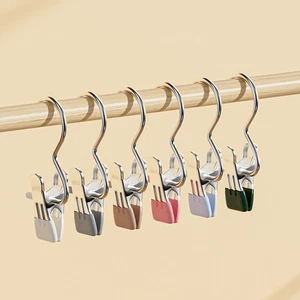4 Pack Stainless Steel Clothespins Multipurpose Household Clothes Drying Towels - Picture 1 of 20