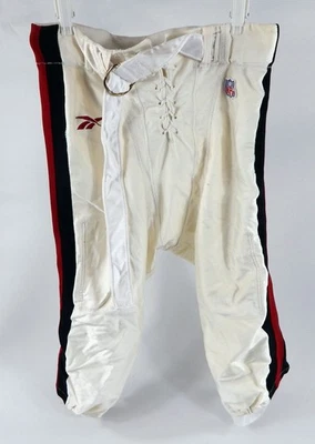 1990s San Francisco 49ers # Game Used White Football Pants Size 46 0409 - Image 1 of 4
