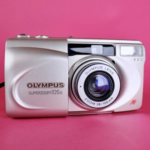 Olympus Superzoom 105G analoge Kompaktkamera Nr Mint’ voll funktionsfähig - Bild 1 von 12