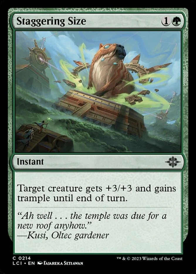 x1 Staggering Size - Lost Caverns of Ixalan - NM - MTG - Image 1 of 1