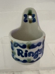 M. A. Hadley Pottery Ring Holder Wall Pocket. Signed Larger Version - Picture 1 of 6