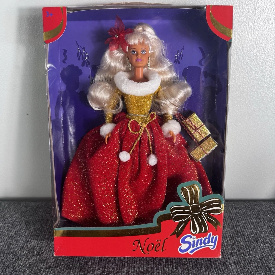 Vintage 1996 Hasbro Sindy Noel Festive Christmas Doll In Original Box - Image 1 of 4