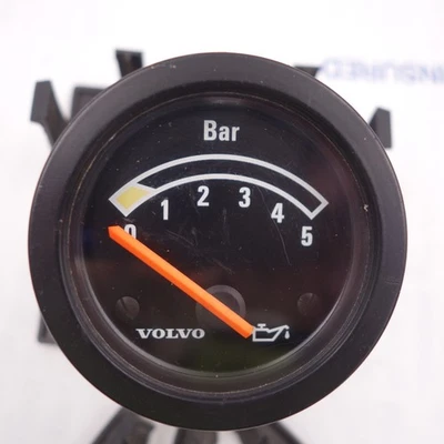 Volvo 240 Turbo Oil Pressure Kit / Gauge /  Bezel / Sender VDO OEM - Image 1 of 4