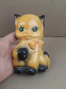Vintage Chalkware Katze Zahnbürstenhalter von 1957 Miller Studios Inc - Bild 1 von 8