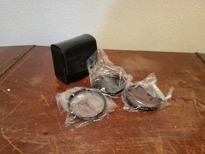 Zykkor 49mm Optical Glass Video Filter Kit ( UV, ND4X, FL-D ) for Camera Lens - Picture 1 of 4