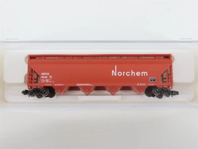 N Scale Atlas 3955 NPCX Norchem 4-Bay Covered Hopper #6039 - Image 1 of 4