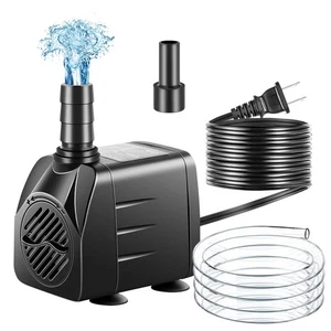 Bomba Sumergible, Bomba Fuente Pequeña con Tubo, Bomba de Agua Sumergible para... - Imagen 1 de 7