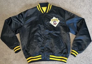 Giacca Bomber Starter Diamond Vintage anni 90 Pittsburgh Pirates Satin Snap Uomo XL - Foto 1 di 13