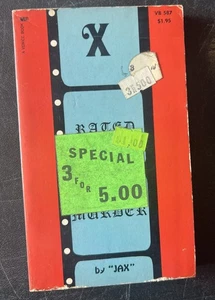 X Rated Murder Mature Adult Novel Book 1972 Venice Books Jax - Imagen 1 de 4