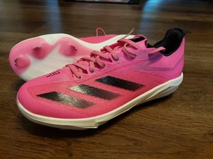 Size 8.5 Adidas Adizero Electric+ TPU Baseball Cleats Lucid Pink Men IF8485 Rare - Picture 1 of 10