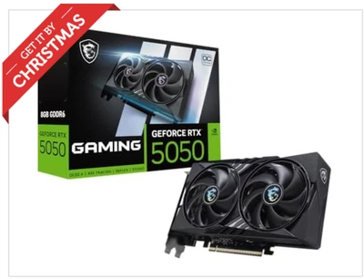 NEW MSI GeForce RTX 5050 8G SHADOW 2X OC Graphics Card - 8GB GDDR6 (G5050-8S2C) - Image 1 of 4