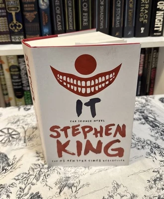 It by Stephen King (Hardcover) First Scribner Edition/Late Print, VG+ MAILS FAST - Image 1 of 4