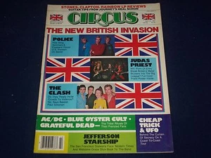 1981 MAY 31 CIRCUS MAGAZINE - BRITISH INVASION - GREAT PHOTOS - II 9361 - Picture 1 of 2