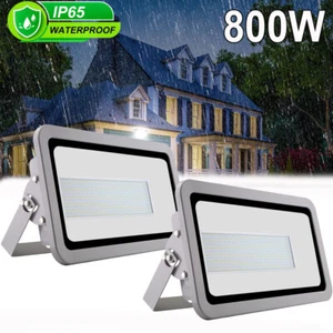 2x800W LED Flood Light Cool White Outdoor Stadium Soccer Field Arena Spotlight - Picture 1 of 8