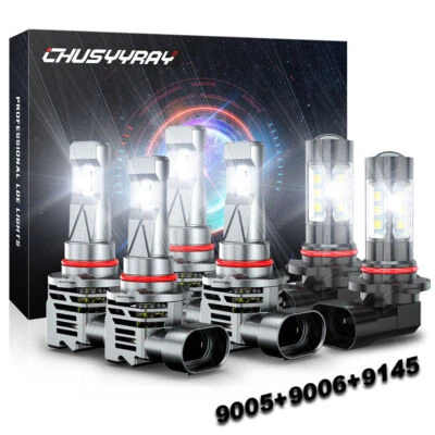 For Lexus RX300 1999 2000 2001 2002 2003 6x Combo LED Fog Light +Headlight Bulbs - Image 1 of 4