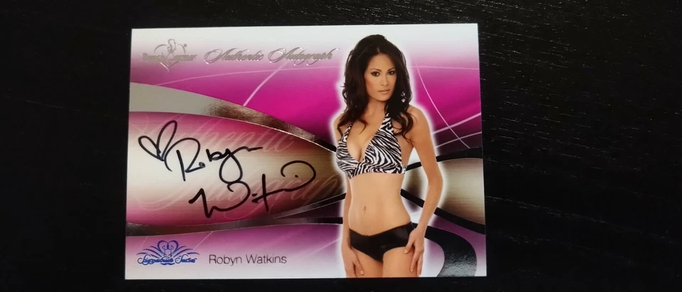 Benchwarmer Signature 2008 - Robyn Watkins - Autograph - playmate - Photo 1/1