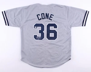 David Cone Signed Yankees Jersey (JSA COA) 5×World Series Champ 92, 96, 98-2000 - Picture 1 of 6