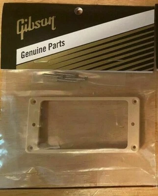 GIBSON® Les Paul Bridge Pickup Ring Cream Creme Humbucker  Genuine "REAL DEAL" - Image 1 of 3