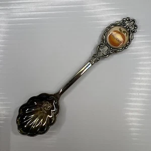 Cameo Silver Plated Perfection Australia Rose Shell Georgia Peach Souvenir Spoon - Picture 1 of 6