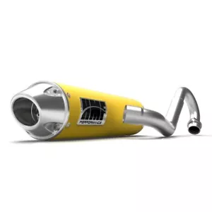 HMF Performance Yellow Full Exhaust Pipe System Euro Cap Can-Am Outlander - Picture 1 of 5