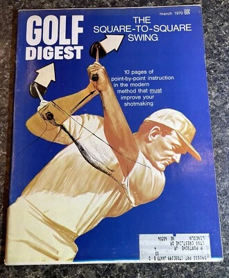 Revista GOLF DIGEST de colección de marzo de 1970 The Square to Square Swing Byron Nelson Foto 1 de 2