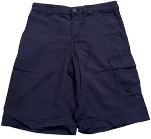 yth COLUMBIA SPORTSWEAR Omni-Shade PFG Dark Nylon Cargo Hiking Scouting Shorts 8 - Picture 1 of 3