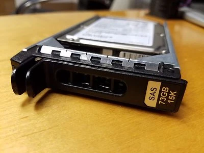 Dell NP657 72GB 73GB 2.5" 15K RPM SAS Hard Drive with Tray Caddy ST973451SS  - Image 1 of 2