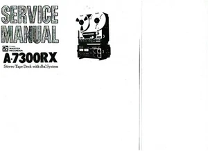 TEAC Service Manual  für A- 7300  RX  Copy - Bild 1 von 1