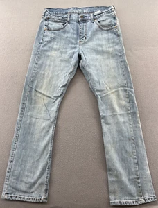 Wrangler Retro Jeans Mens Sz 32x32 Light Wash Slim Boot Cut - Picture 1 of 12