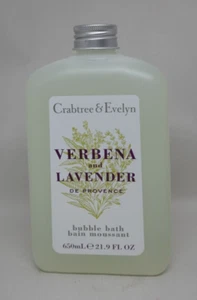 Crabtree & Evelyn VERBANA & LAVENDER Bubble Bath 21.9 fl oz New - Picture 1 of 2