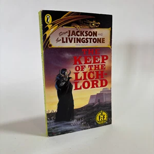 THE KEEP OF THE LICH-LORD Fighting Fantasy Steve Jackson 1st Edition - AUS SELL - Bild 1 von 3