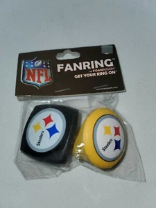 PITTSBURGH STEELERS NFL Foam Fan Rings Accessory Decoration Team Pride Large - Picture 1 of 2