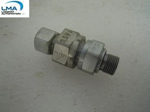 EO 0.5Vi CONNECTOR NON-RETURN VALVE FITTING 1/2" NPT 1/4" FNPT ***NEW - Bild 1 von 3