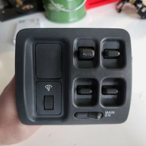 HONDA CRV CR-V DRIVER LEFT MASTER POWER WINDOW DIMMER CONTROL SWITCH GRAY 97-01 - Picture 1 of 13
