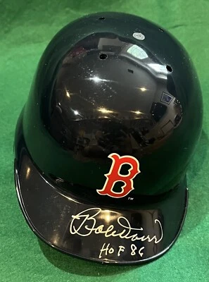 Bobby Doerr Autographed Boston Red Sox Riddell Mini Helmet - Image 1 of 2