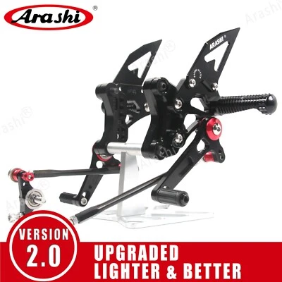 Pedales reposapiés ajustables para Ducati 1098/1098 S/1098 R 2007-2009 Foto 1 de 4