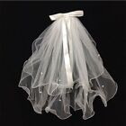 Veil Wedding Dress Pearl Wedding Veil Korean Bride Headwear Bride Veil Bow Veil
