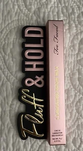 TOO FACED FLUFF & HOLD LAMINATING BROW WAX Crystal Clear BNIB AUTHENTIC - Picture 1 of 1