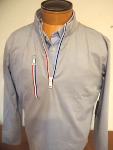 G/FORE Performance Fabric Grey Quarter Zip Pullover Windbreaker NWT Large $165 - Picture 1 of 11