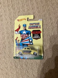Rare Hot Wheels Captain America '40' Ford Coupe - Brand New Unopened - Picture 1 of 2