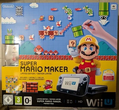 Nintendo Wii U Super Mario Maker Premium Pack Neuf - Photo 1/4