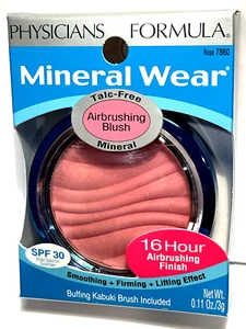 Physicians Formula Mineral Wear Talc-Free Airbrushing Blush, Rose , #7860 - Picture 1 of 2