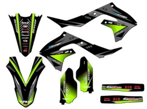 2019-2023 KX 450 SURGE Black Senge Graphics Kit Compatible with Kawasaki - Picture 1 of 10