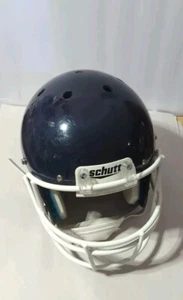 SCHUTT BLU NAVY CALCIO ESPOSITORE ORNAMENTALE FULL SIZE CASCO - Foto 1 di 8