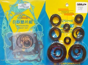 Honda CRF250 R/X 2008 2009 Full /Complete Gasket Kit & Engine Oil Seal Kit - Picture 1 of 1