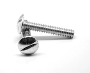 #10-32 x 6" (FT) Fine Thread Machine Screw Slot Truss Hd Zinc Plated - Picture 1 of 1