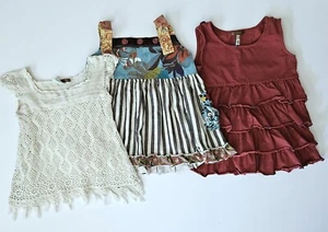 Matilda Jane 6 You & Me Garnet Lizzy Grace Zephyr Knot Top Lot  LA1-126 - Picture 1 of 3